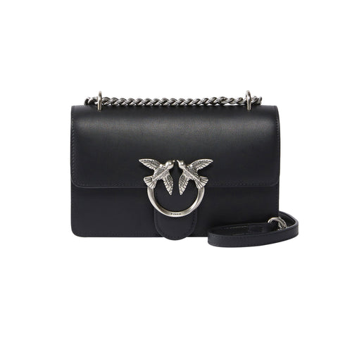 Pinko Borse a spalla Borsa Donna Love One Mini Nero argento A24 - PINKO 100074A0F1 - Z99O - UNI - Francavilla Moda